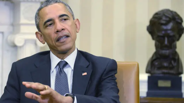 Барак Обама 14 апреля 2015 года