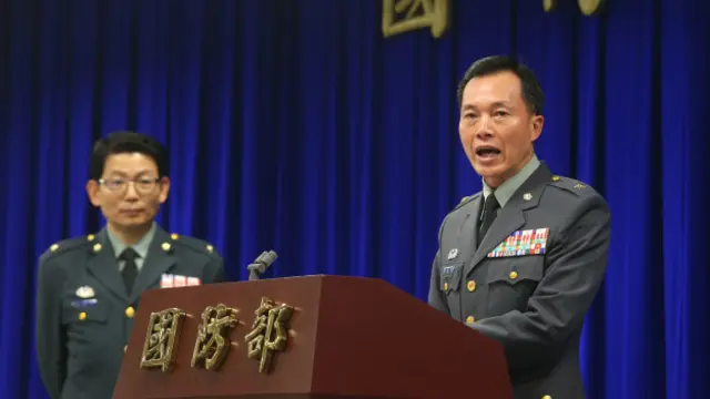 台灣國防部記者會