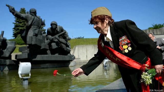 Ветеран Второй мировой войны в Киеве