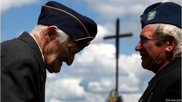 Ветераны дивизии СС "Галичина" 