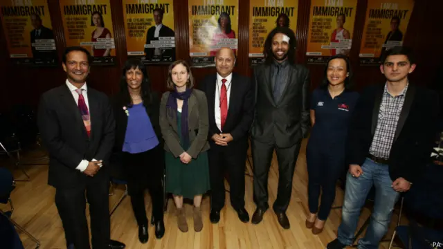 Участники кампании "Я - иммигрант"