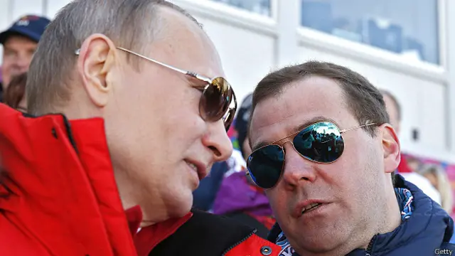 Путин и Медведев в Сочи