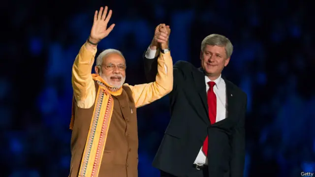 प्रधानमंत्री नरेन्द्र मोदी, कनाडा के प्रधानमंत्री