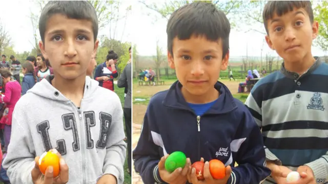 Çarşema Sor'da Paskalya'daki gibi yumurta boyanıyor. Yumurta evreni, boya ise hayatı temsil ediyor. 