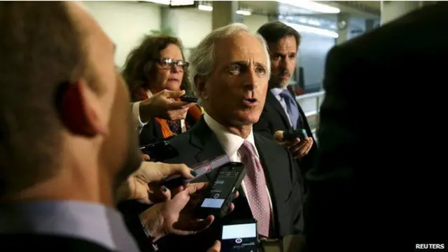 سینیٹر باب کورکر نے وائٹ ہاؤس کے ساتھ مذاکرات میں کانگریس کی قیادت کی