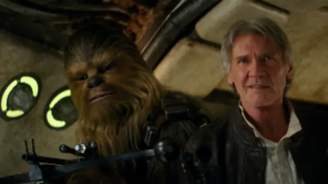 Harrison Ford interpreta de nuevo en la gran pantalla el personaje de Han Solo.
