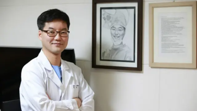 金炳鍵坦言自己也接受過幹細胞移植的手術。