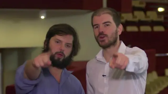 Giorgio Jackson y Gabriel Boric.