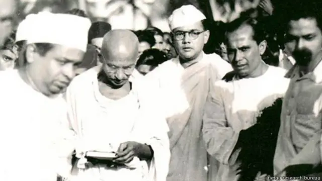 सुभाष चंद्र बोस, महात्मा गांधी