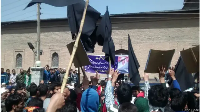 kashmir protest