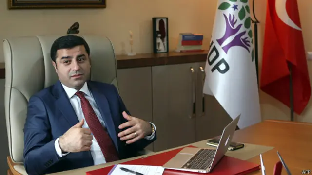 صلاح الدين دميرطاش زعيم حزب الشعب الجمهوري