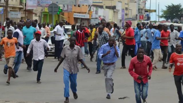 Протесты оппозиции в Бурунди