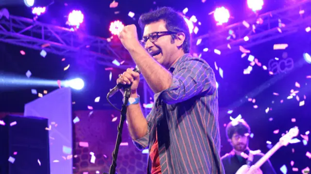 دوسرے روز فنک راک گلوکار شہریار مرزا نے بھی اپنی پرفارمنس سے حاضرین کو محظوظ کیا۔ 