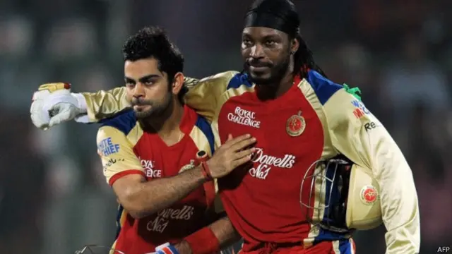 क्रिस गेल-विराट कोहली