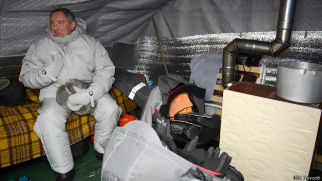 Дмитрий Рогозин на Шпицбергене