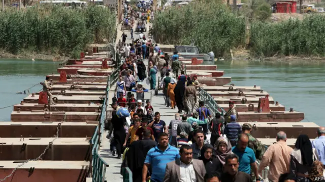 Беженцы в провинции Анбар