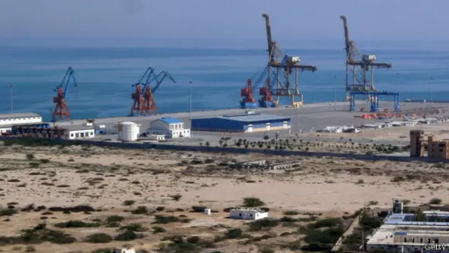 中國參與運營瓜達爾港，為其提供海上及能源通道。