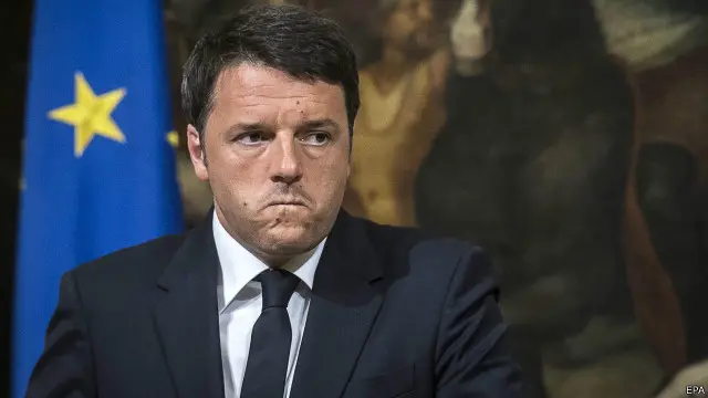 رئيس الوزراء الإيطالي انتقد بحدة الافتقاد إلى "الوحدة الأوروبية" في التعامل مع أزمة المهاجرين غير الشرعيين.