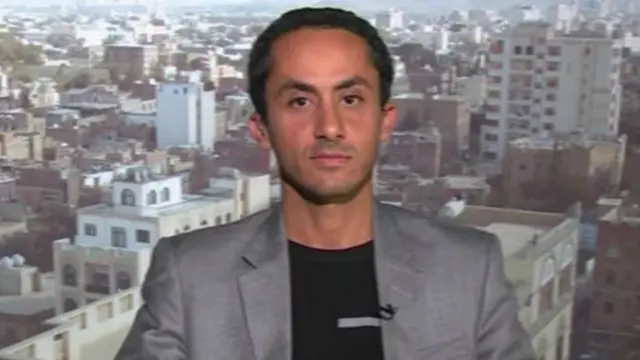 حسین کے مطابق فضائی کارروائی کے باوجود حوثیوں اور ان کے اتحادیوں کی پیش قدمی جاری ہے