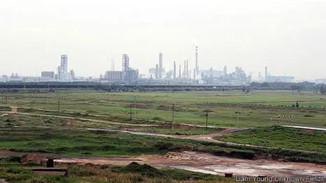 Окрестности Баотоу: индустриальный пейзаж