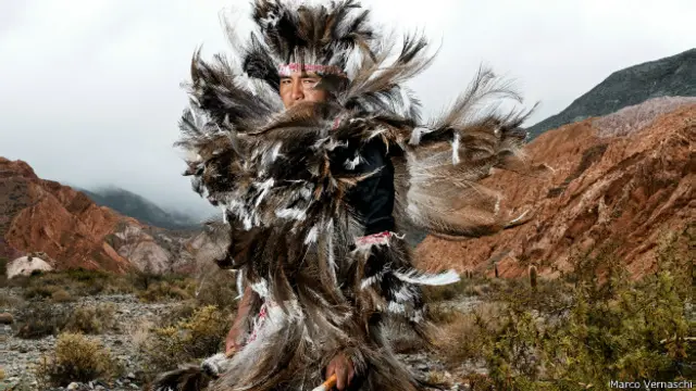 Miembro de la comunidad Suri, Argentina