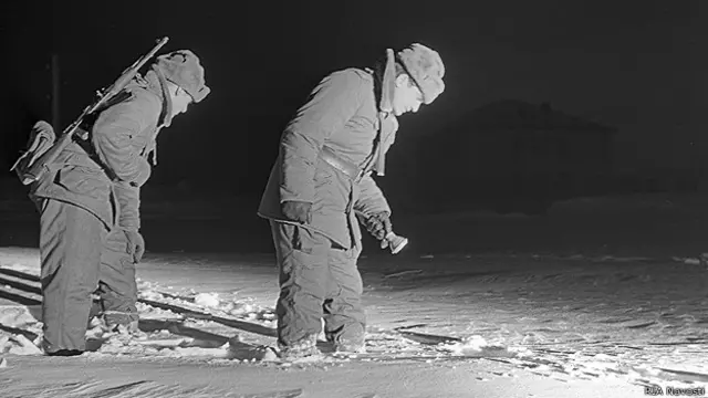 Советские солдаты в Арктике