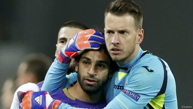 شارك صلاح في الشوط الثاني بديلا للسنغالي باباكار