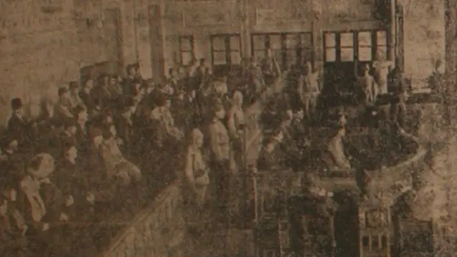 Divan-ı Harp yargılamalarından bir duruşma, 8 Nisan 1919 tarihli Memleket gazetesinden