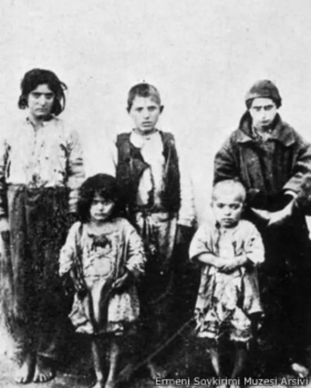 Harput'ta Ermeni yetimler, 1919.