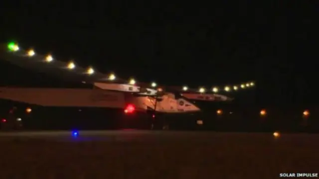 全太阳能无燃料飞机“阳光动力2号”抵达南京