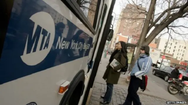 Iklan bis di New York