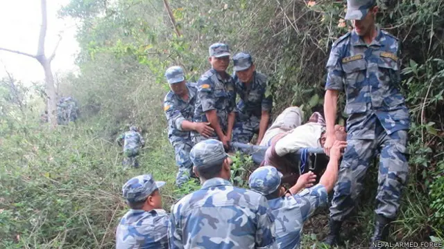 नेपाल में बस दुर्घटना