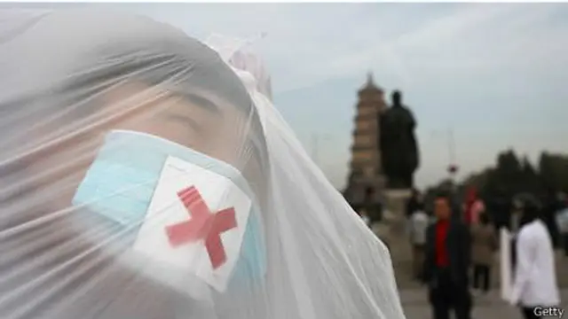 Протест против загрязнения воздуха в Шанхае