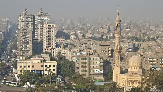 Вид на улицы Каира