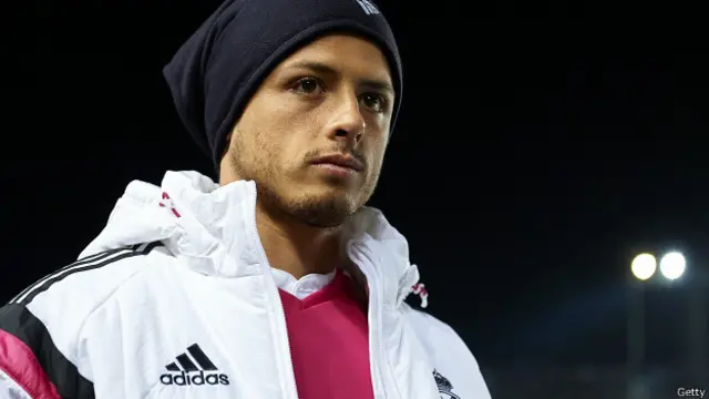 Chicharito sólo ha jugado dos partidos de titular de los 17 en los que ha participado con el Real Madrid en la Liga.