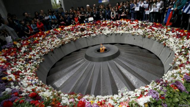 Monumento al genocidio en Armenia