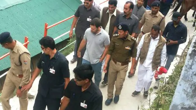 راہل گاندھی شمالی ہمالیائی ریاست اتراکھنڈ کے مقدس مقامات پا پیادہ ہی چل پڑے