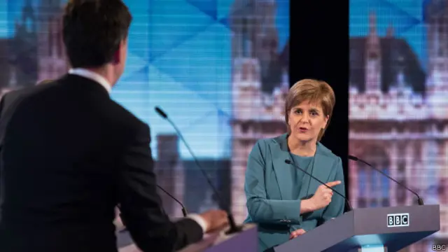 Никола Стерджен и Эд Миллибанд