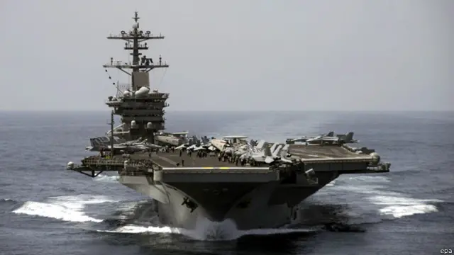 حاملة الطائرات الامريكية ثيودور روزفلت