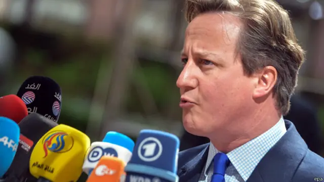 رئيس الحكومة البريطانية ديفيد كاميرون