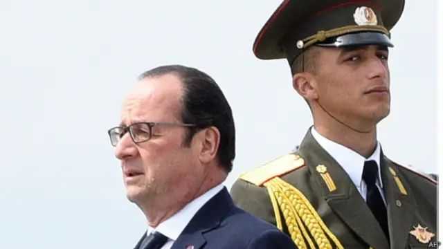 فرانسوا اولاند، رئیس‌جمهوری فرانسه گفته است که کشتار ارامنه باید به عنوان نسل‌کشی ارامنه مورد شناسایی قرار گیرد