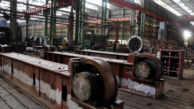 हैवी इंजीनियरिंग कॉर्पोरेशन (एचईसी) की फ़ैक्ट्री