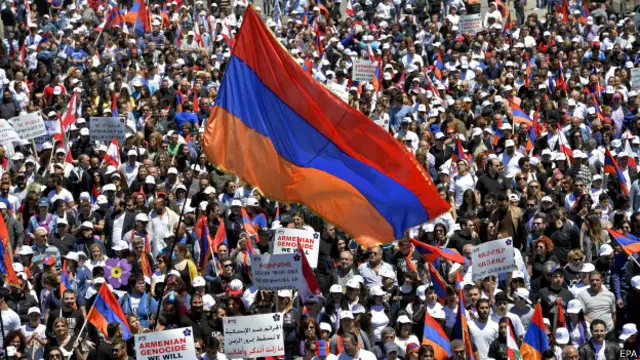 Демонстрация в Ливане