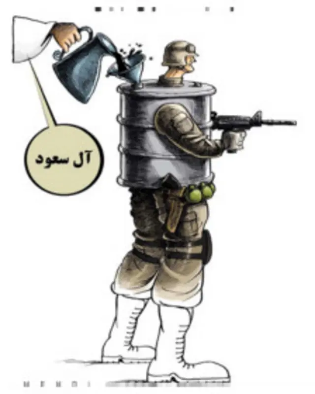 کارتون محسن ایزدی، شرق