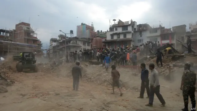 नेपाल में भूकंप