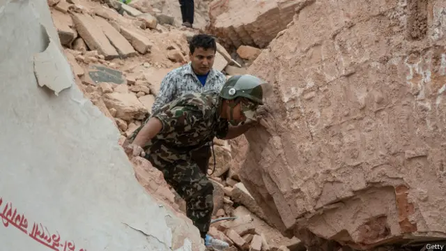 नेपाल में भूकंप