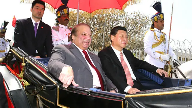 नवाज़ शरीफ़, शी जिनपिंग