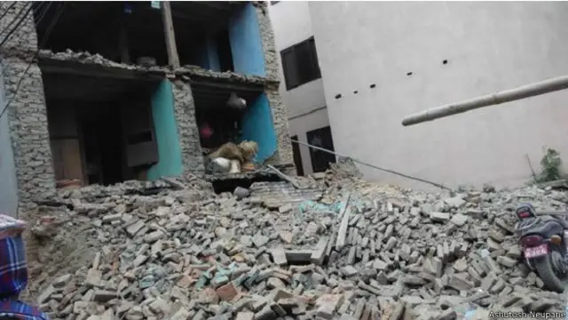 नेपाल में भूकंप से तबाही