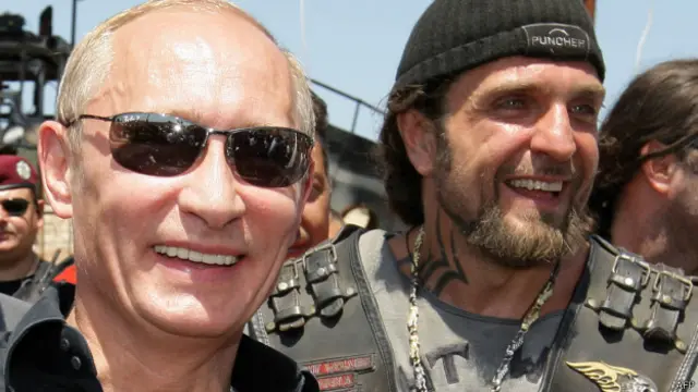 “夜狼”领头人与普京