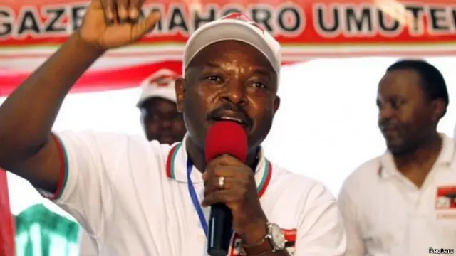 أكد الرئيس نكورونزيزا ترشيحه لفترة رئاسية ثالثة